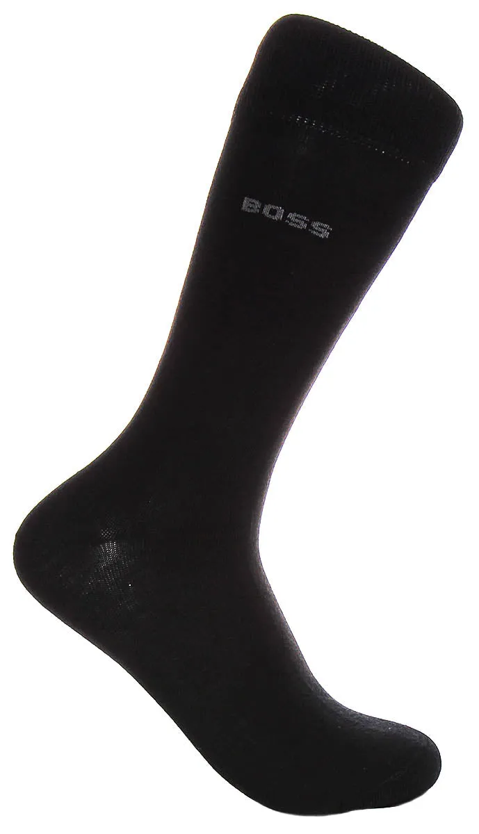 Boss 2 Pairs Mono Regular Length In Black Socks