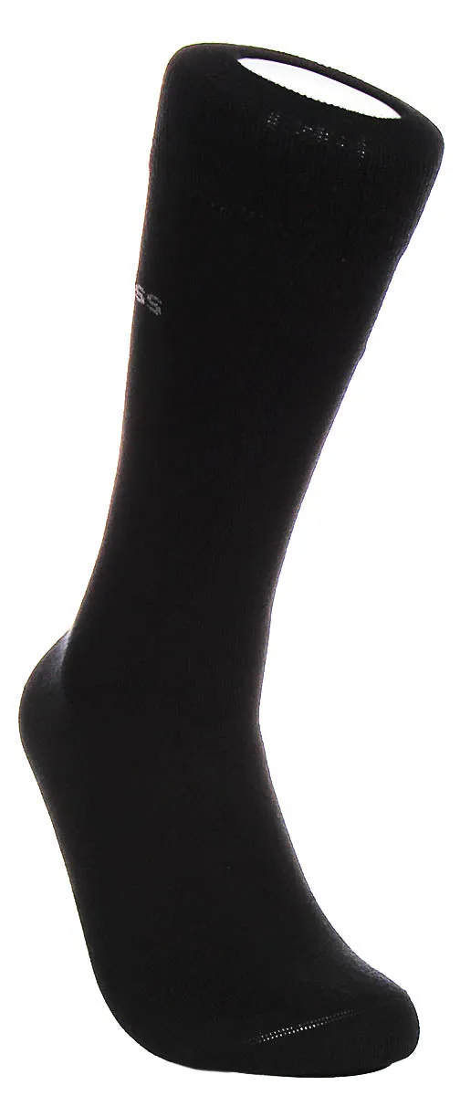 Boss 2 Pairs Mono Regular Length In Black Socks