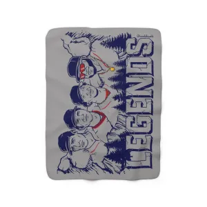 Boston Baseball Legends Sherpa Fleece Blanket