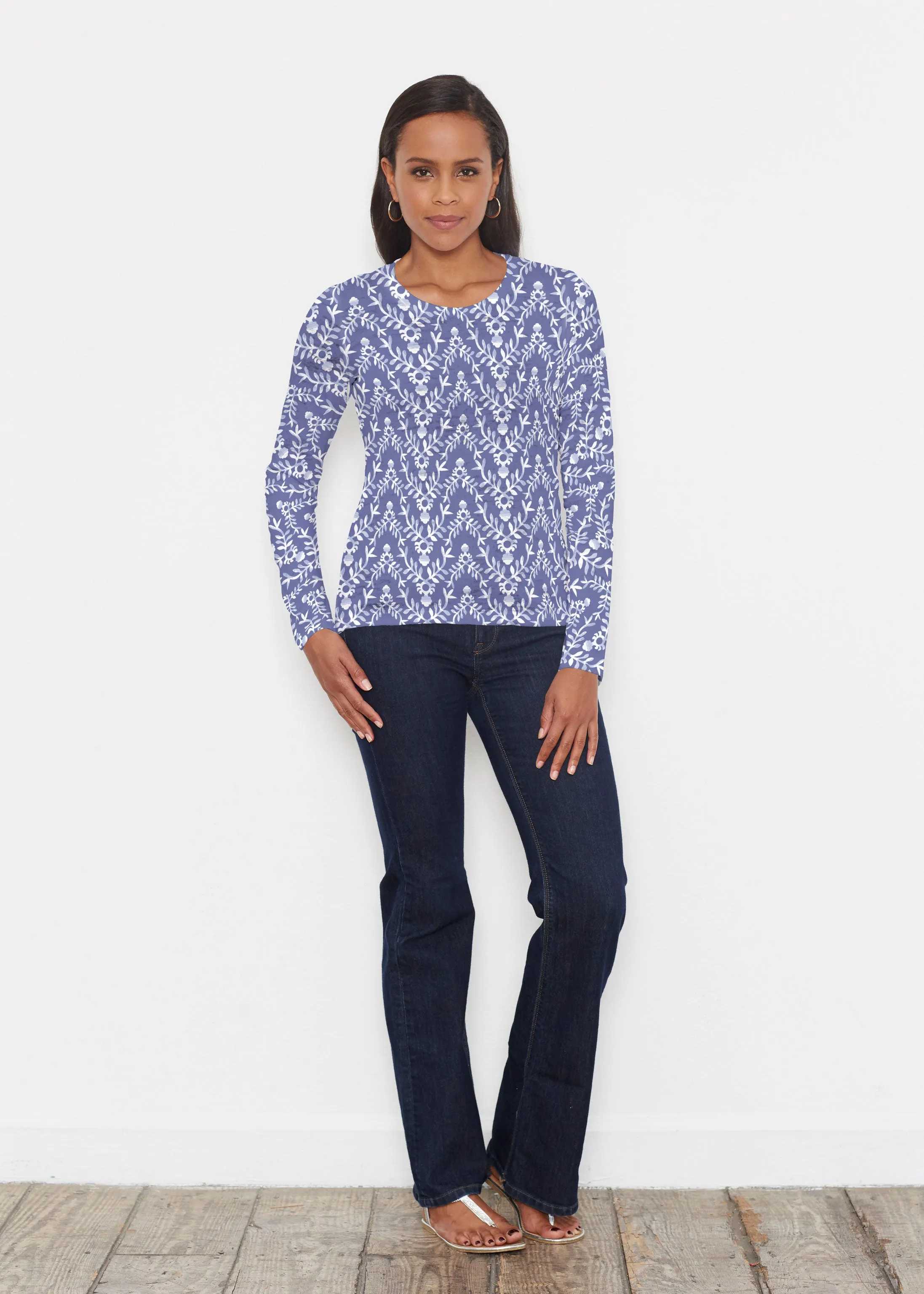 Budding Antlers (8030) ~ Signature Long Sleeve Crew Shirt