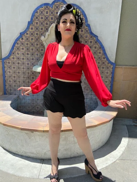 Camila Blouse -  Red