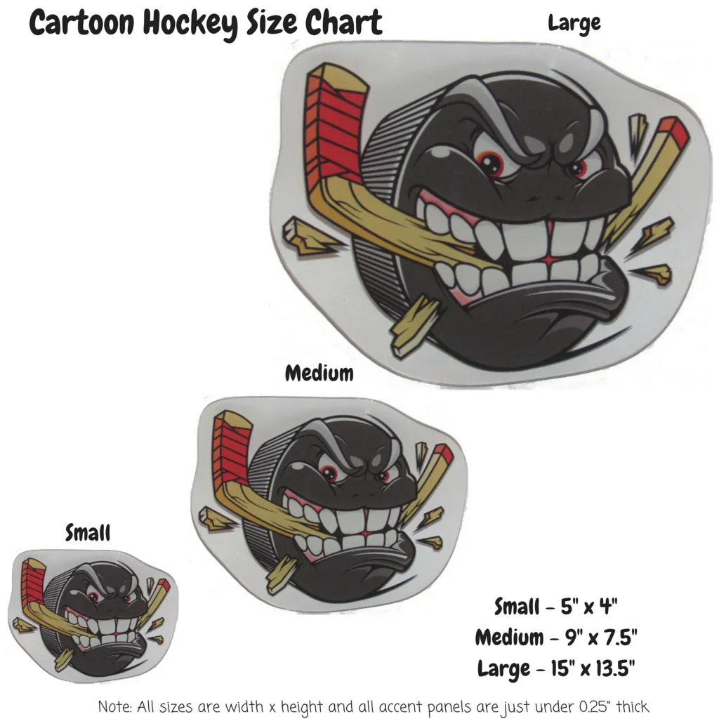 Cartoon Hockey Decoration Panel