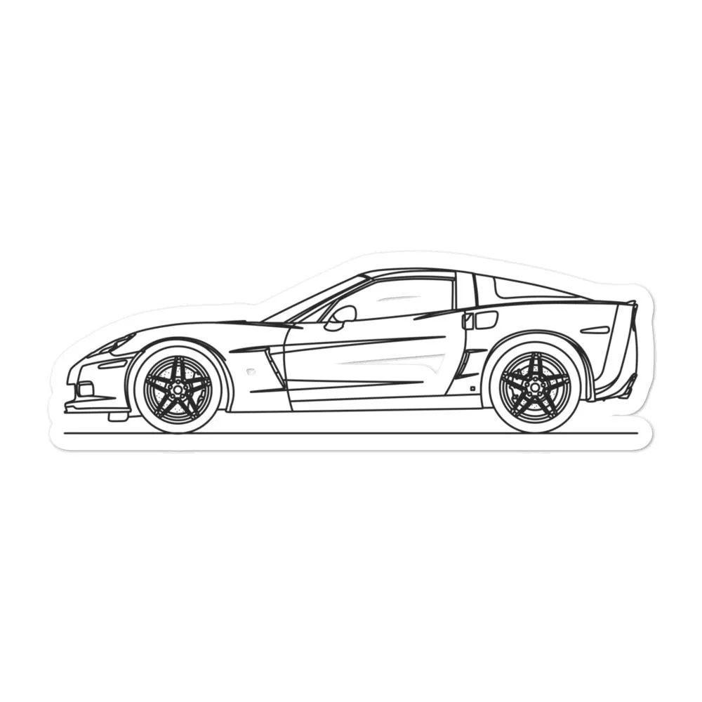 Chevrolet Corvette C6 Z06 Silhouette Sticker