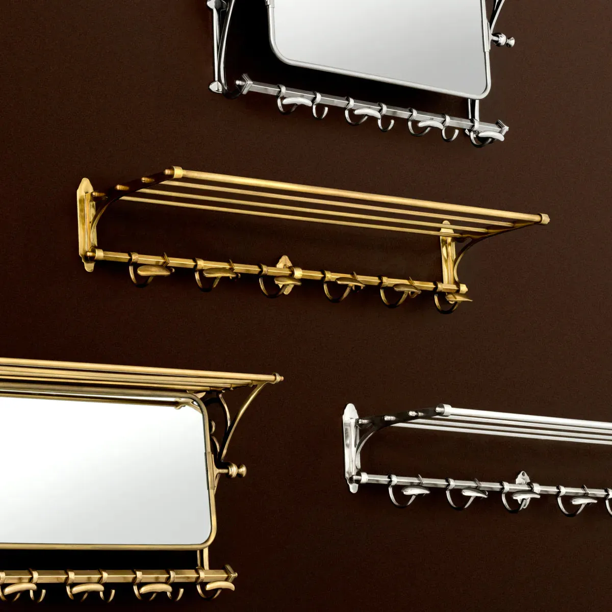 Coatrack Arini - Antique Brass Finish