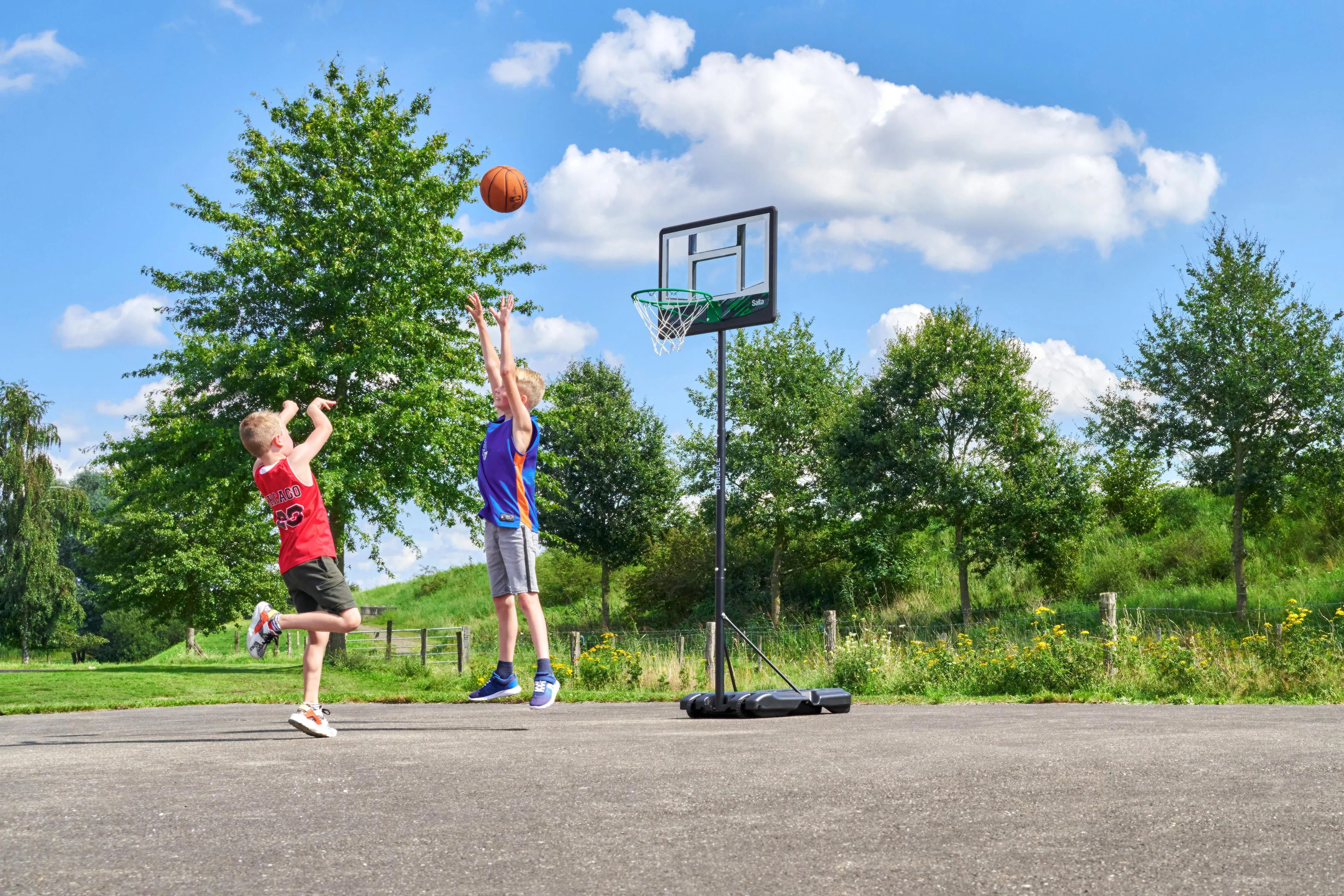 Cos de Baschet Salta DRIBBLE Ajustabil -160-210 cm