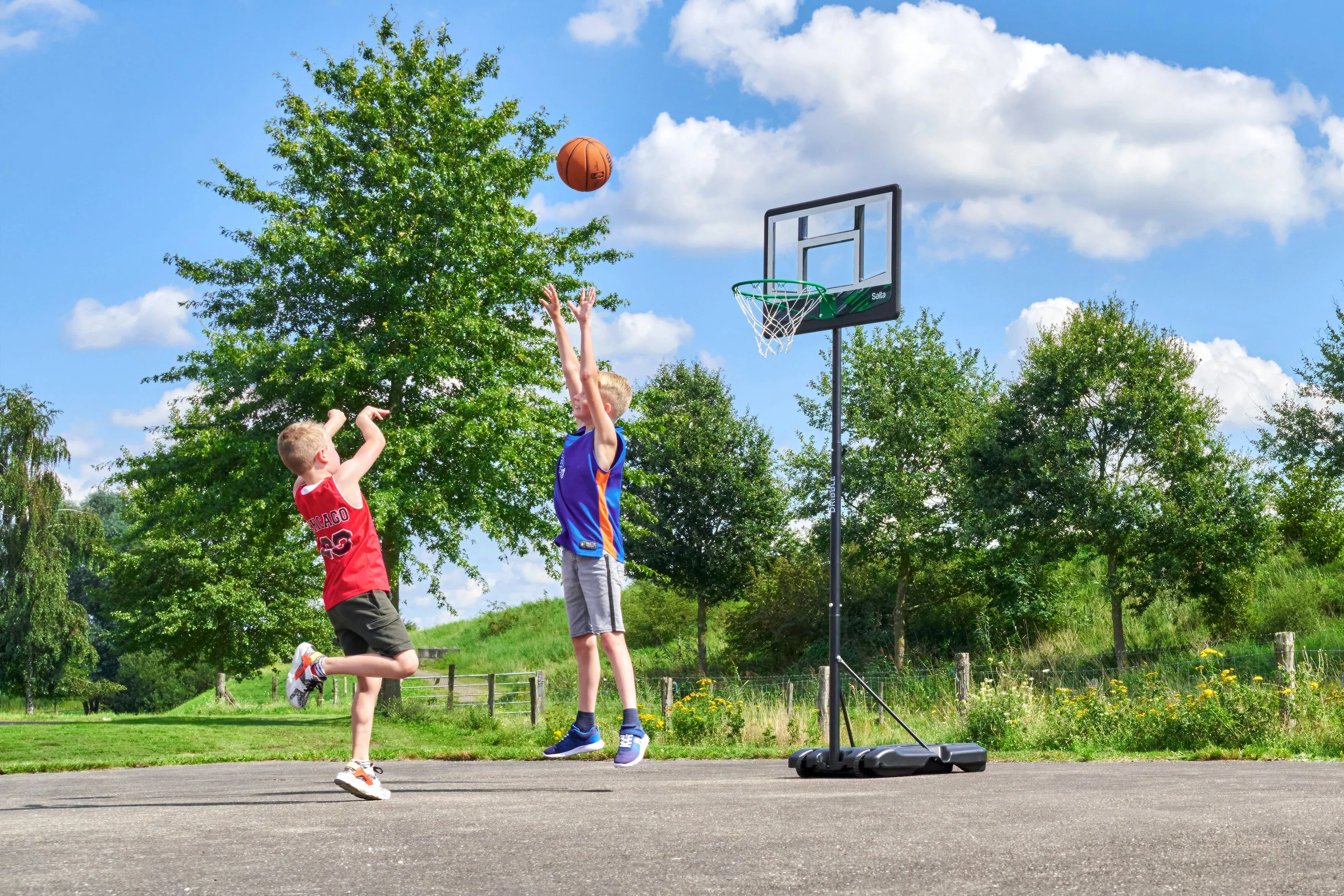 Cos de Baschet Salta DRIBBLE Ajustabil -160-210 cm