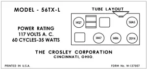 CROSLEY-56TX-L