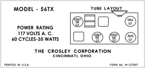 CROSLEY-56TX