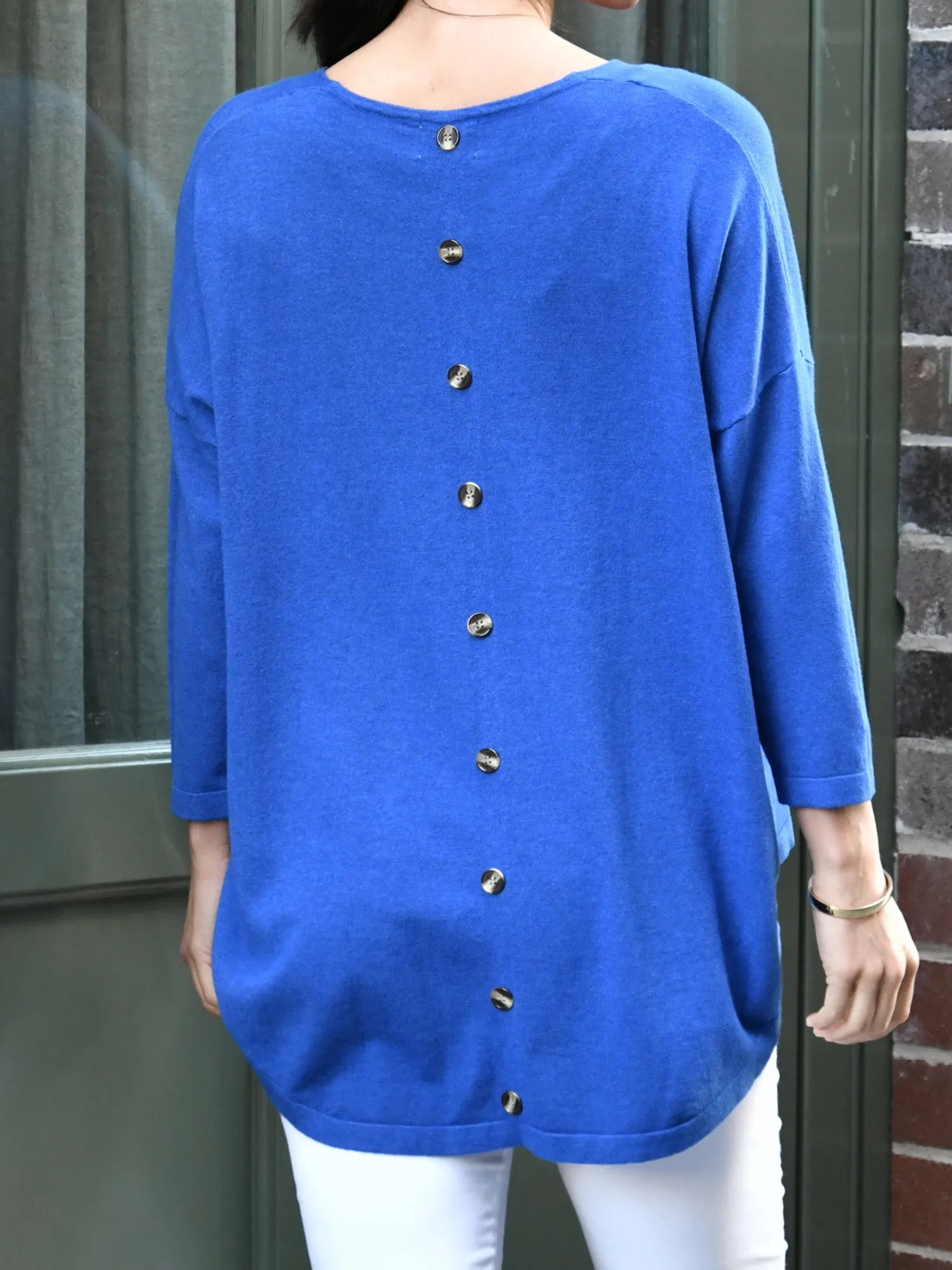 Danika Royal Wool Knit Jumper