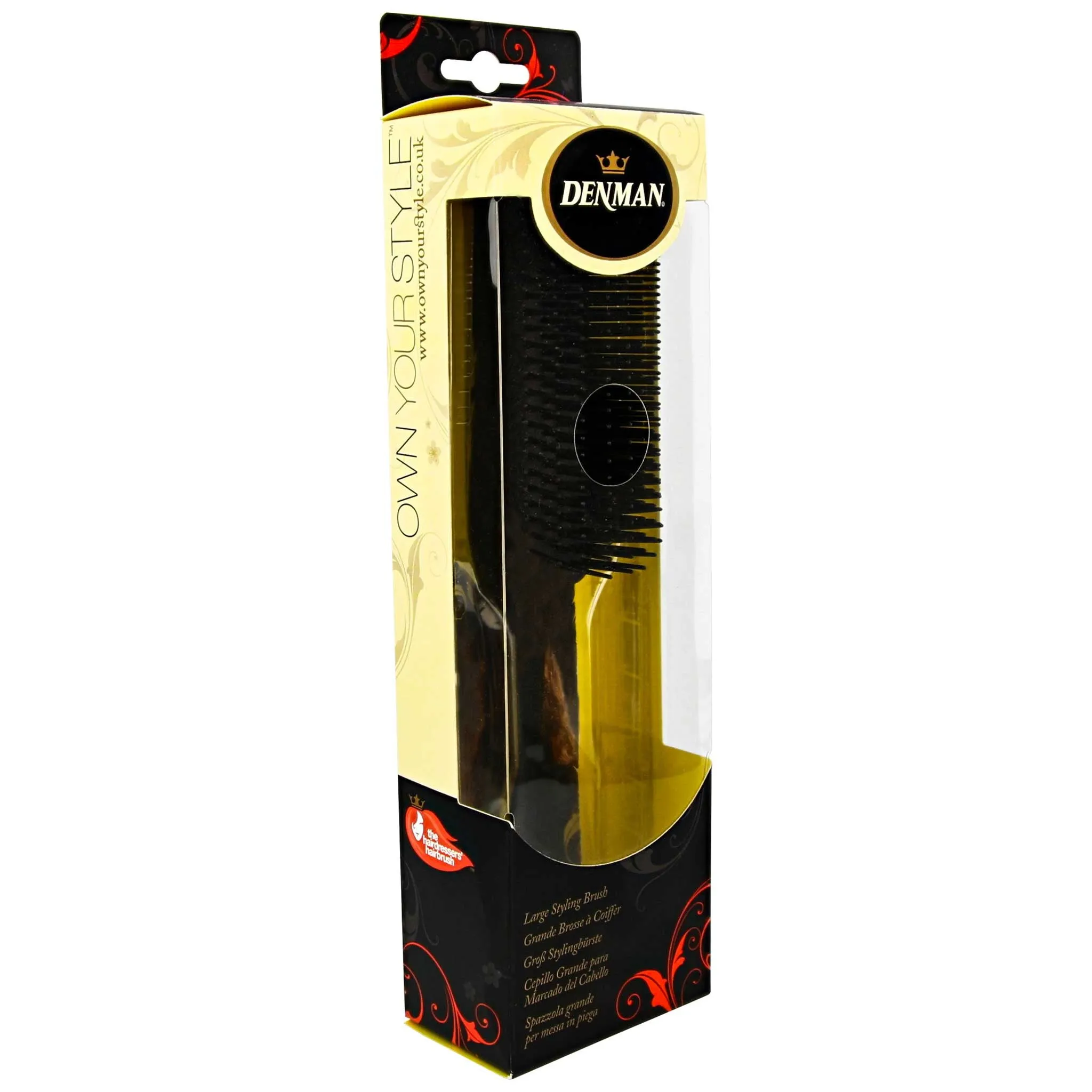 Denman Black Classic Styling Brush
