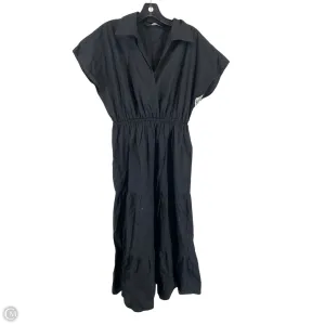 Dress Casual Maxi By Zara In Black, Size: L