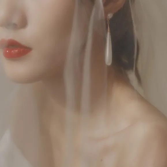 dripping water earrings