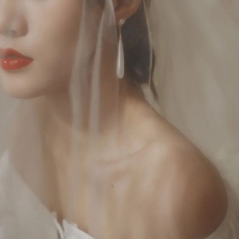 dripping water earrings