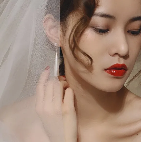 dripping water earrings