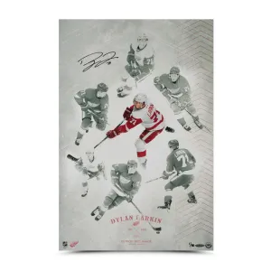 Dylan Larkin Autographed "On the Rise" Photo