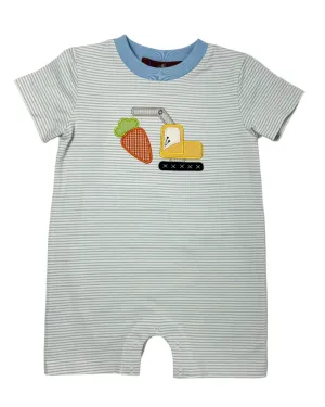 Easter Time Applique Boys Romper