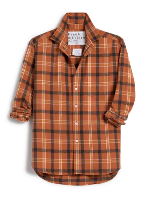 EILEEN Pumpkin Plaid, Italian Flannel