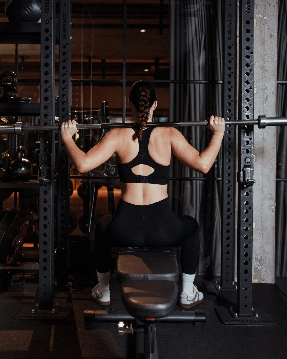 EMALYSPO SPORTS BRA - Black