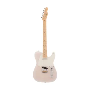 Fender Japan Traditional II 50s Telecaster Electric Guitar, Maple FB, White Blonde