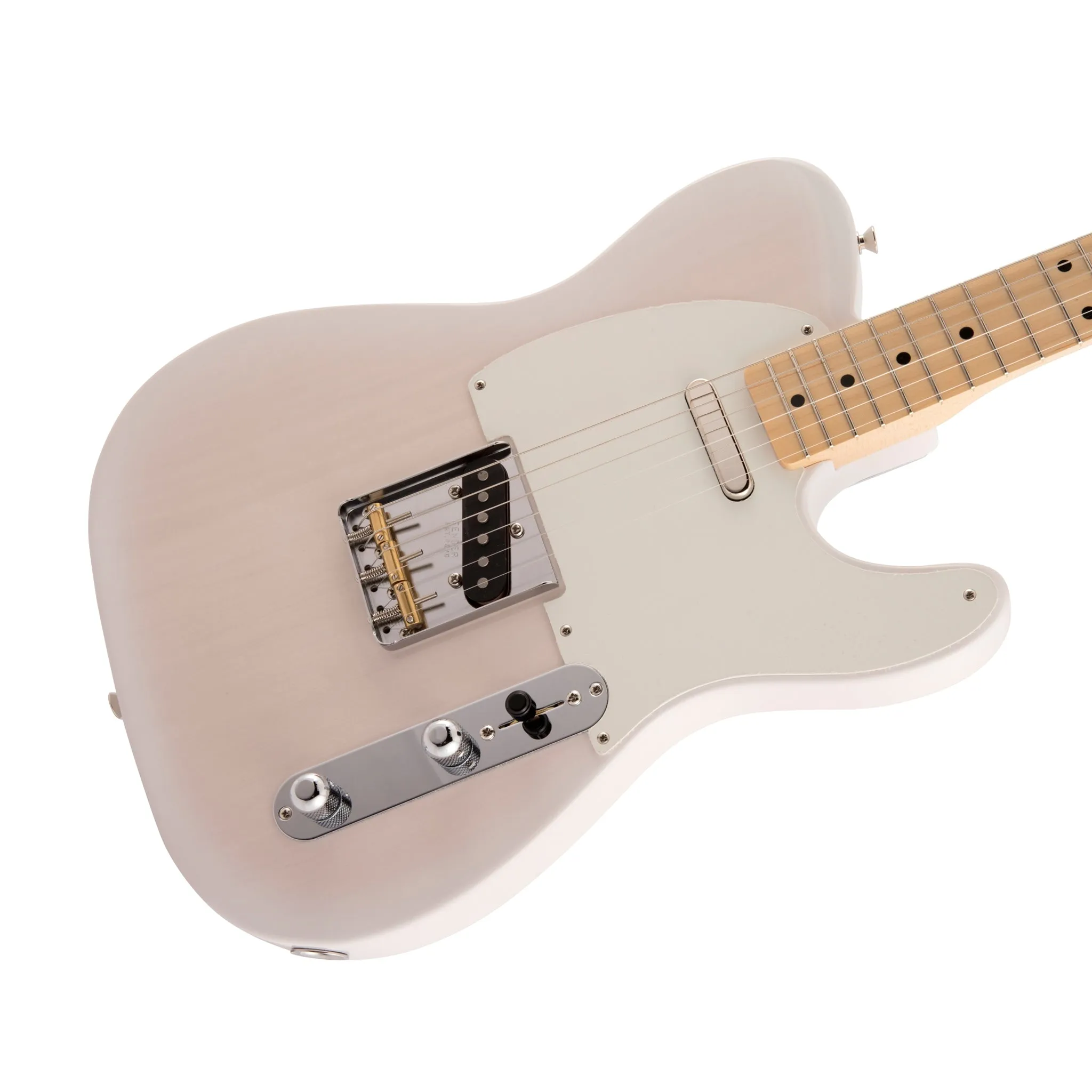 Fender Japan Traditional II 50s Telecaster Electric Guitar, Maple FB, White Blonde