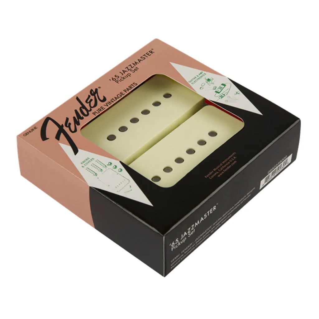 Fender Pure Vintage '65 Jazzmaster® Pickup Set, Vintage White (2)