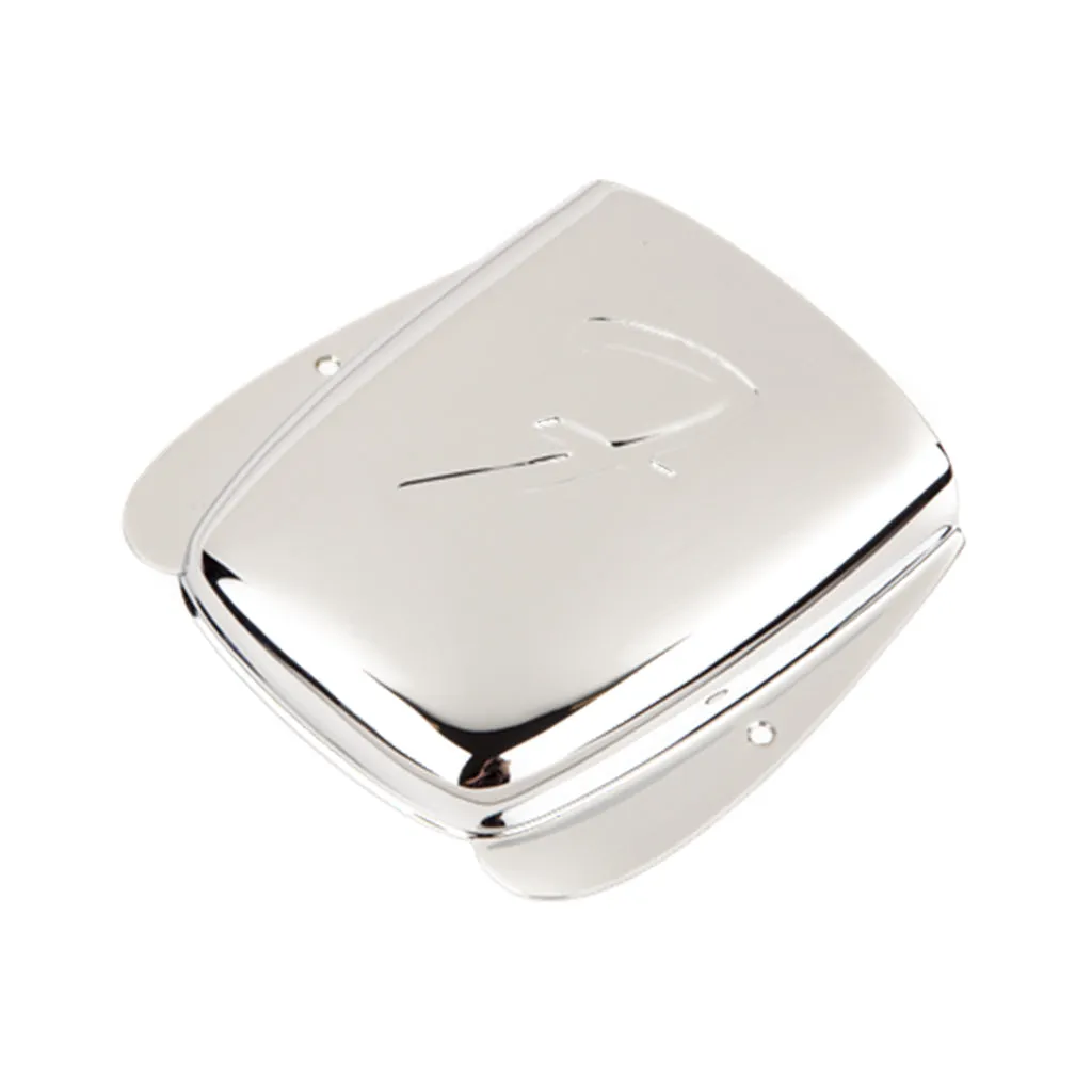 Fender Vintage Style Jazz Bass F Bridge Cover in Chrome