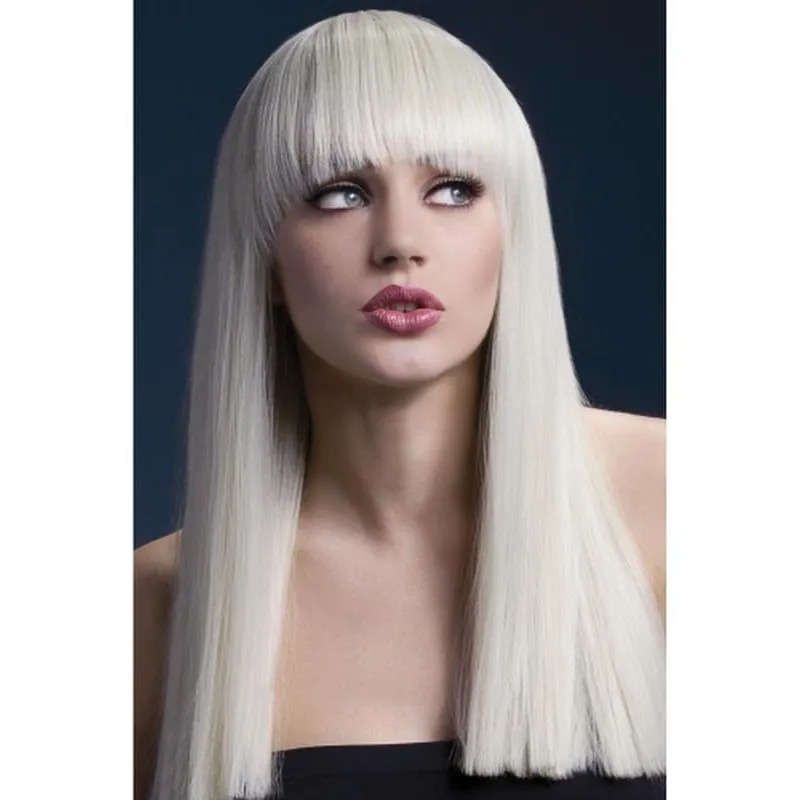 Fever Alexia Wig - Blonde, Long Blunt Cut with Fringe