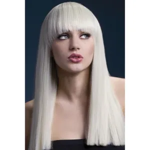 Fever Alexia Wig - Blonde, Long Blunt Cut with Fringe