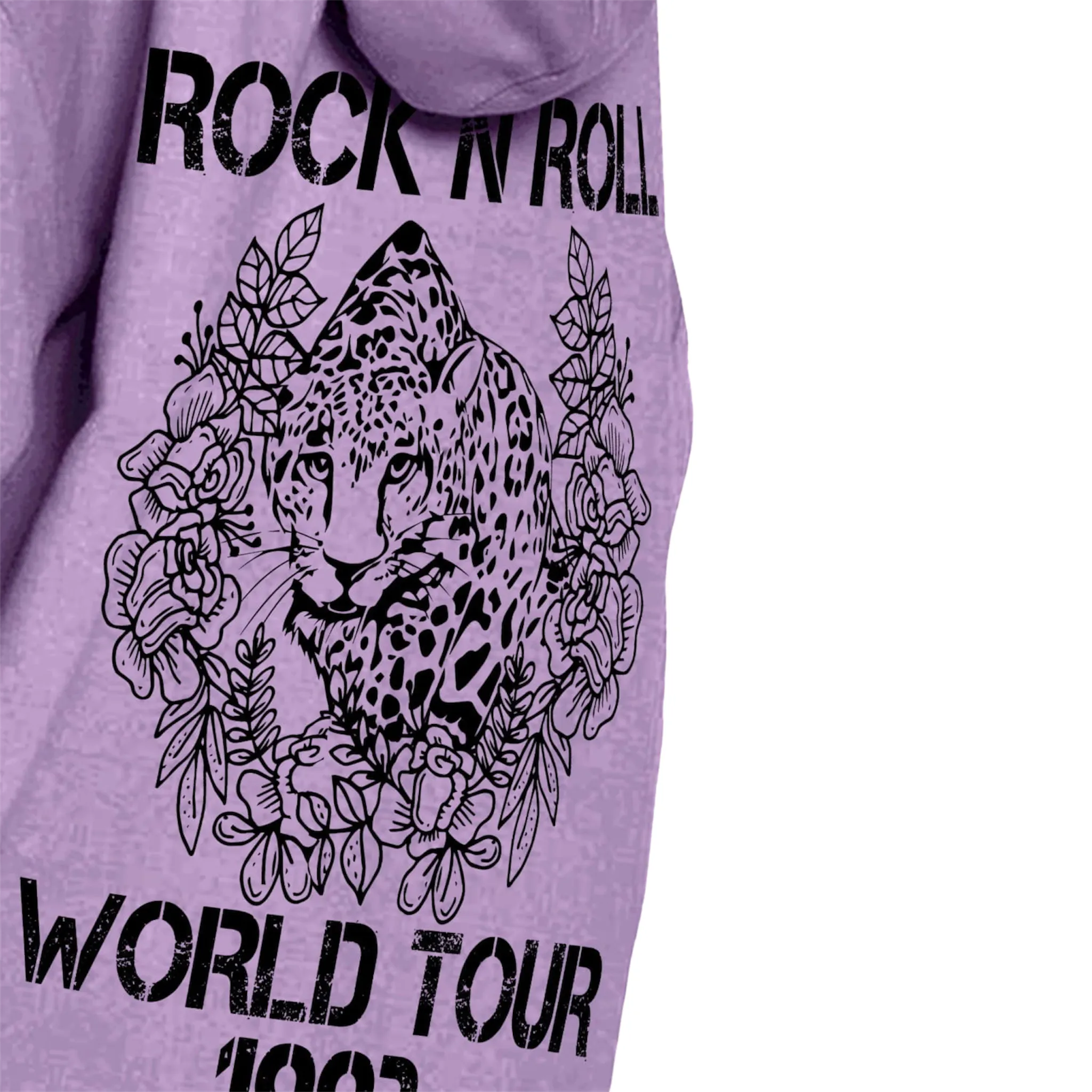 Fierce and Fabulous Leopard Graphic Hoodie