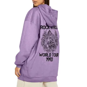 Fierce and Fabulous Leopard Graphic Hoodie