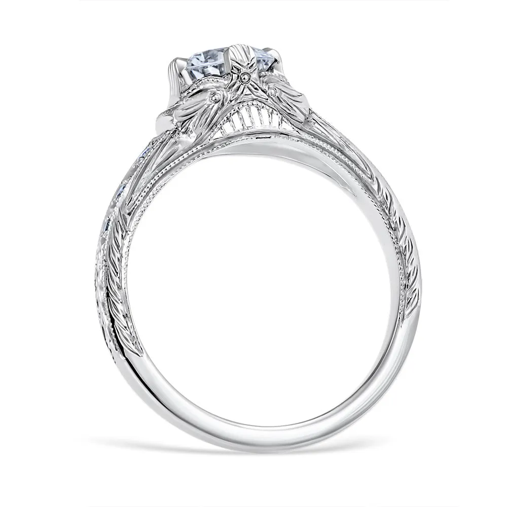 Fiorella Vintage Style Engagement Ring