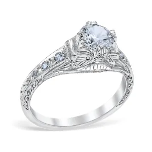 Fiorella Vintage Style Engagement Ring