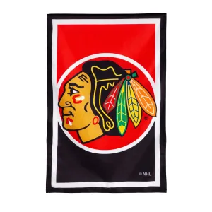 Flag, DS New Burlap, Reg, Chicago Blackhawks,13nb4355