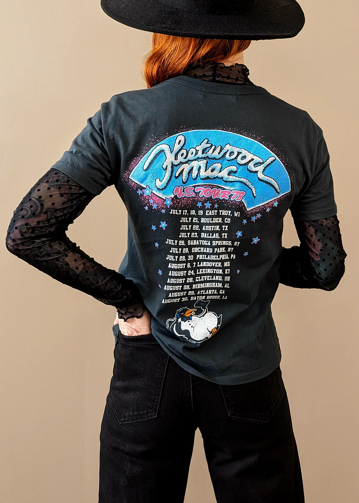 Fleetwood Mac US Tour '78 Penguins Ringer Tee