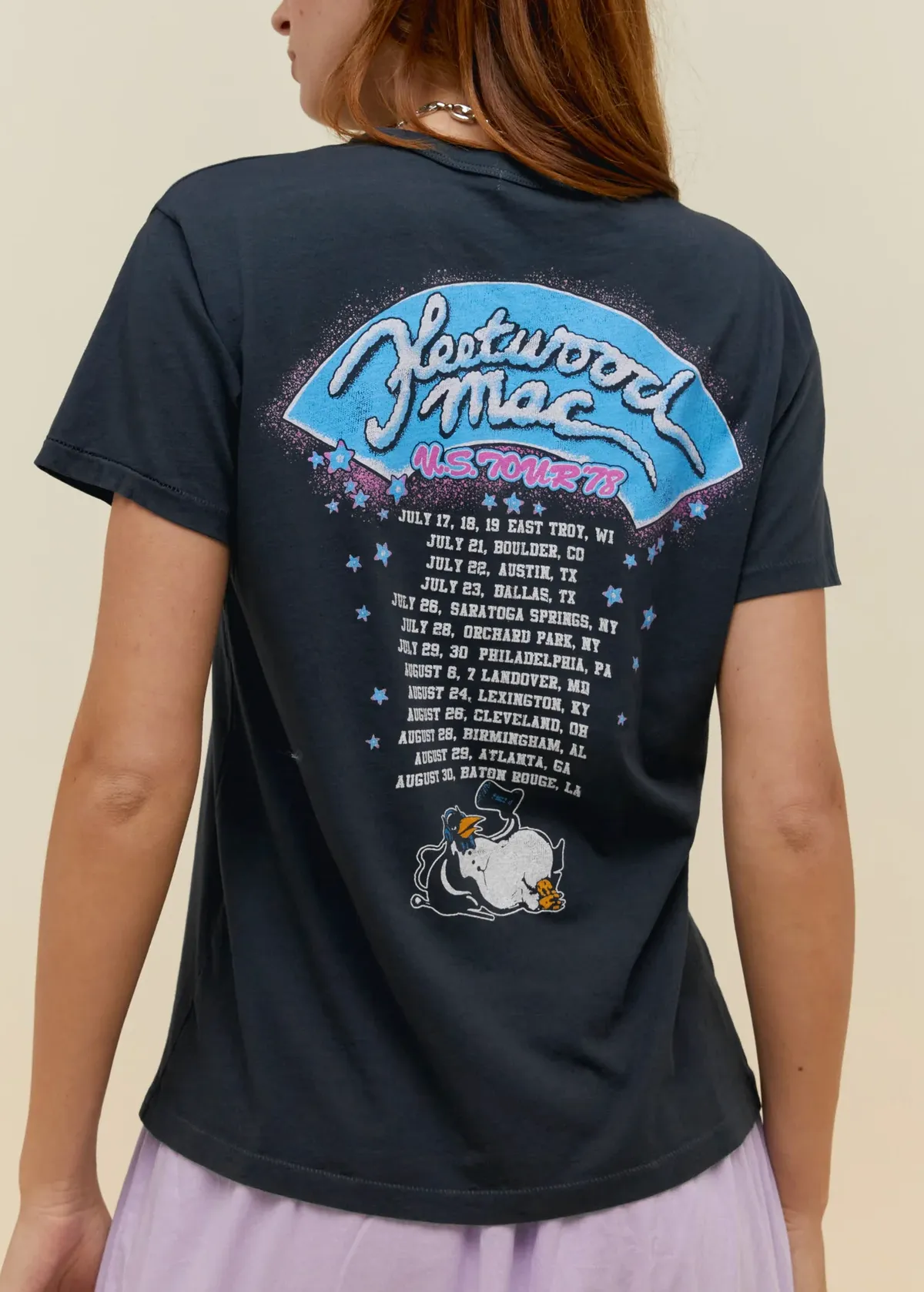 Fleetwood Mac US Tour '78 Penguins Ringer Tee