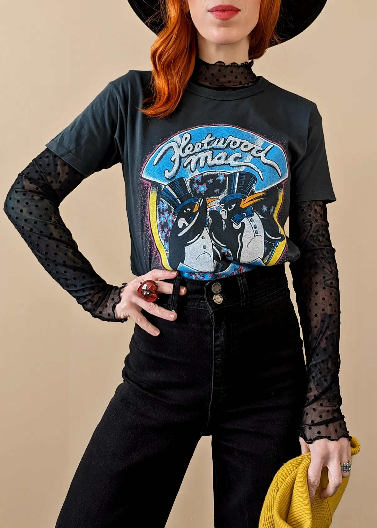 Fleetwood Mac US Tour '78 Penguins Ringer Tee