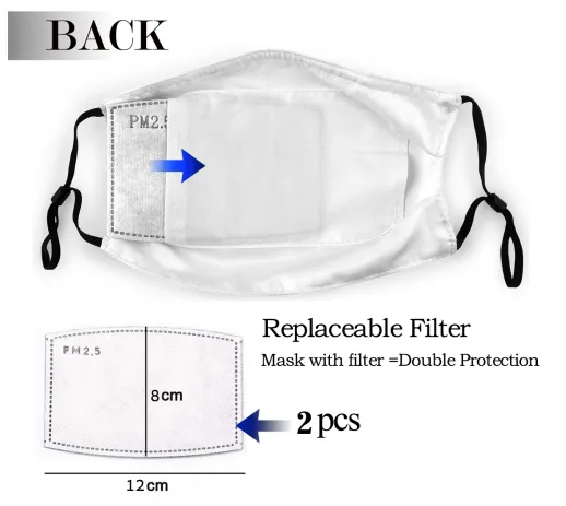 Football Face Mask Packers 3 Packs Washable Reusable Total With 6 Filters Breathable Sports Women Men Face Cover
