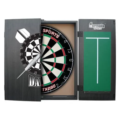 Formula Imperial Dartboard Cabinet Set