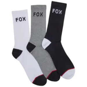 FOX RACING CREW SOCKS - 3 PACK