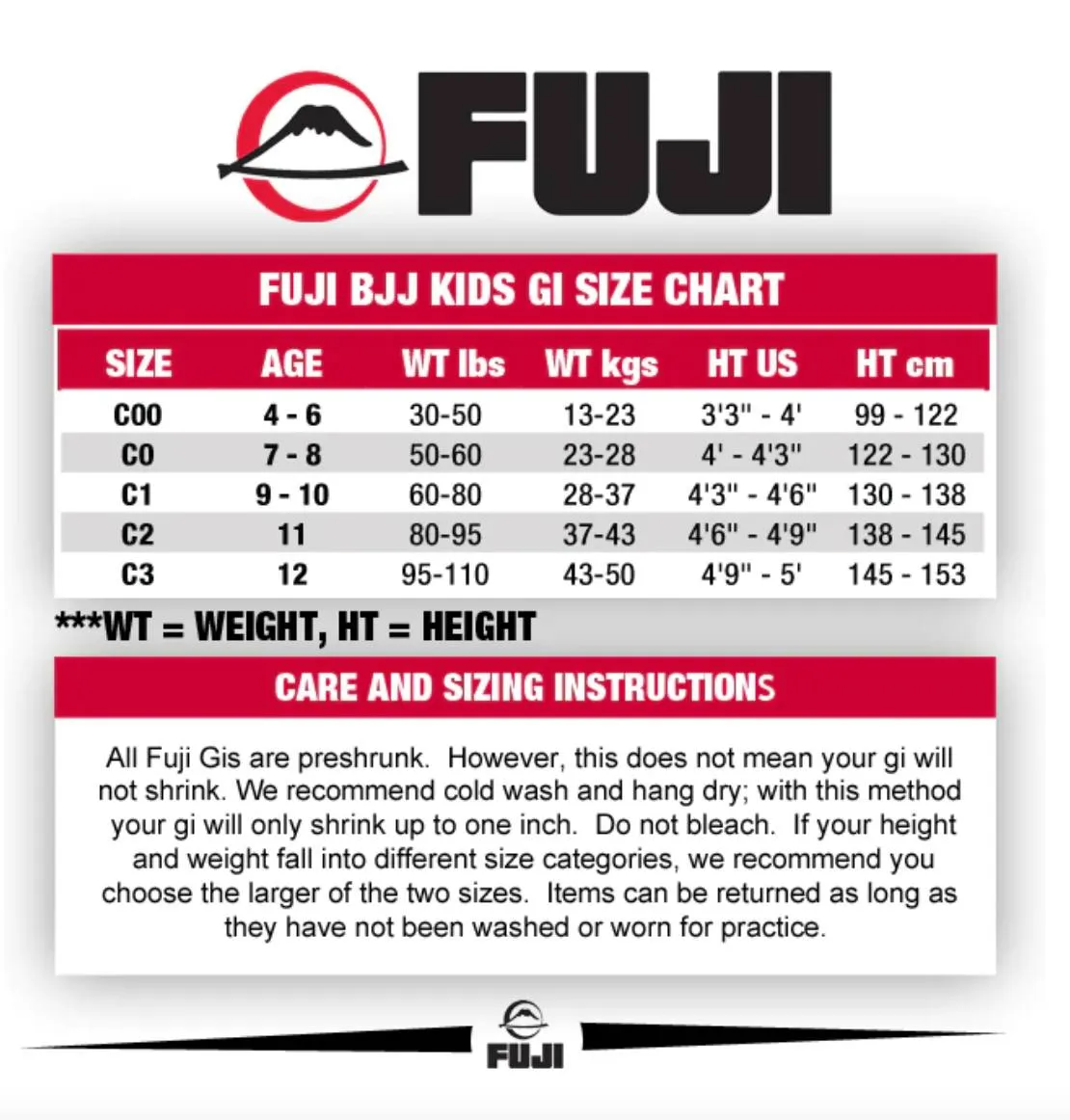 FUJI Blue All Around Kids BJJ Gi- [Unisex]