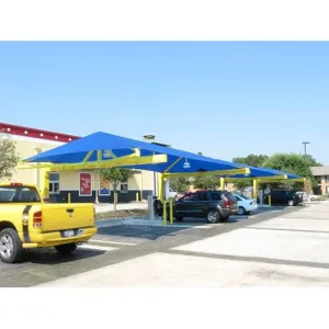 Full Hip Cantilever Shade Structure (Car Wash Style Shade)