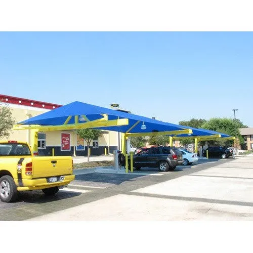Full Hip Cantilever Shade Structure (Car Wash Style Shade)