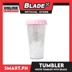 Gifts Plastic Tumbler with Beads (Assorted Designs and Colors)