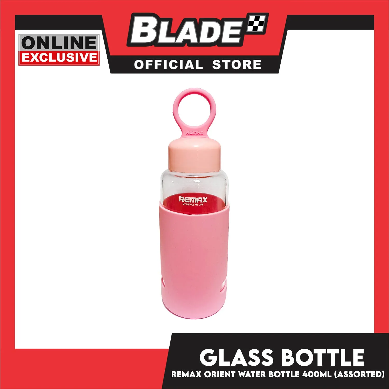 Gifts Remax Tumbler Glass Bottle Orient 400ml RCUP-08