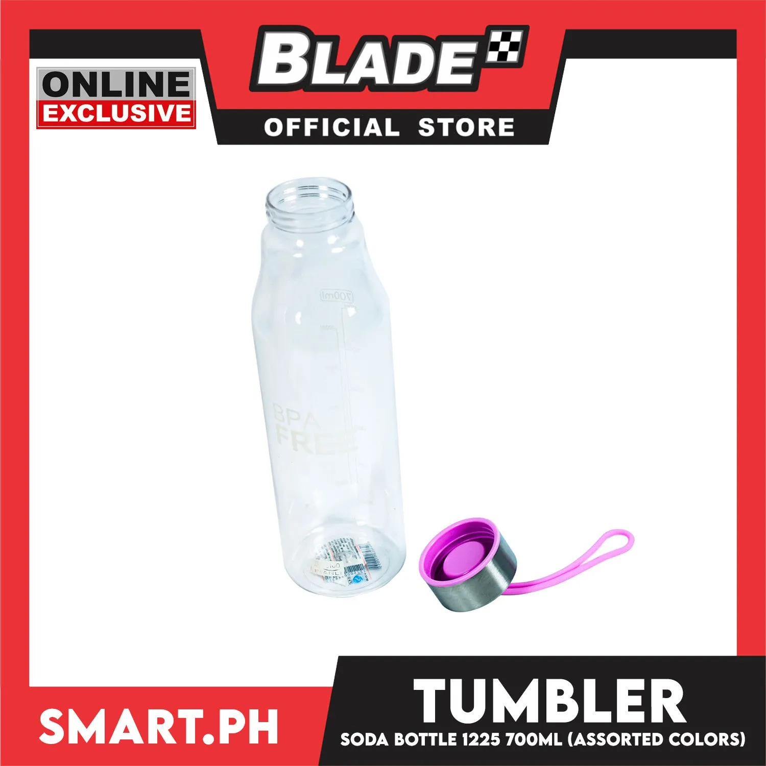 Gifts Soda Bottle 700ml Bianli BPA Free 1225 (Assorted Colors)