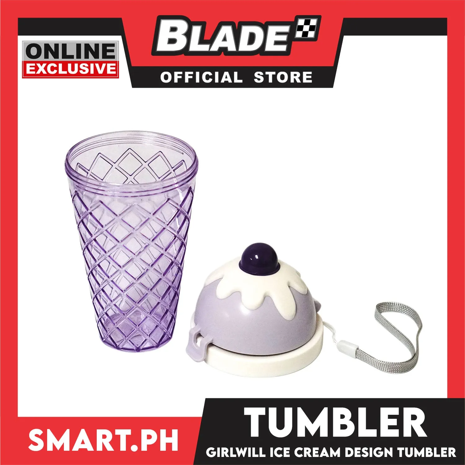 Gifts Tumbler Ice Cream Design AP1266 (Assorted Colors)
