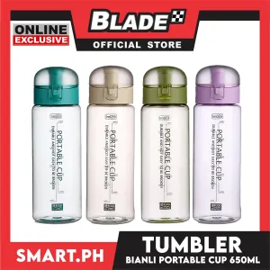 Gifts Tumbler Portable Bianli 650ml Item Code 1275 (Assorted Designs and Colors)