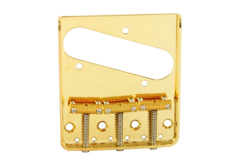 Guitar bridge - vintage-style 3 saddle bridge for Tele
