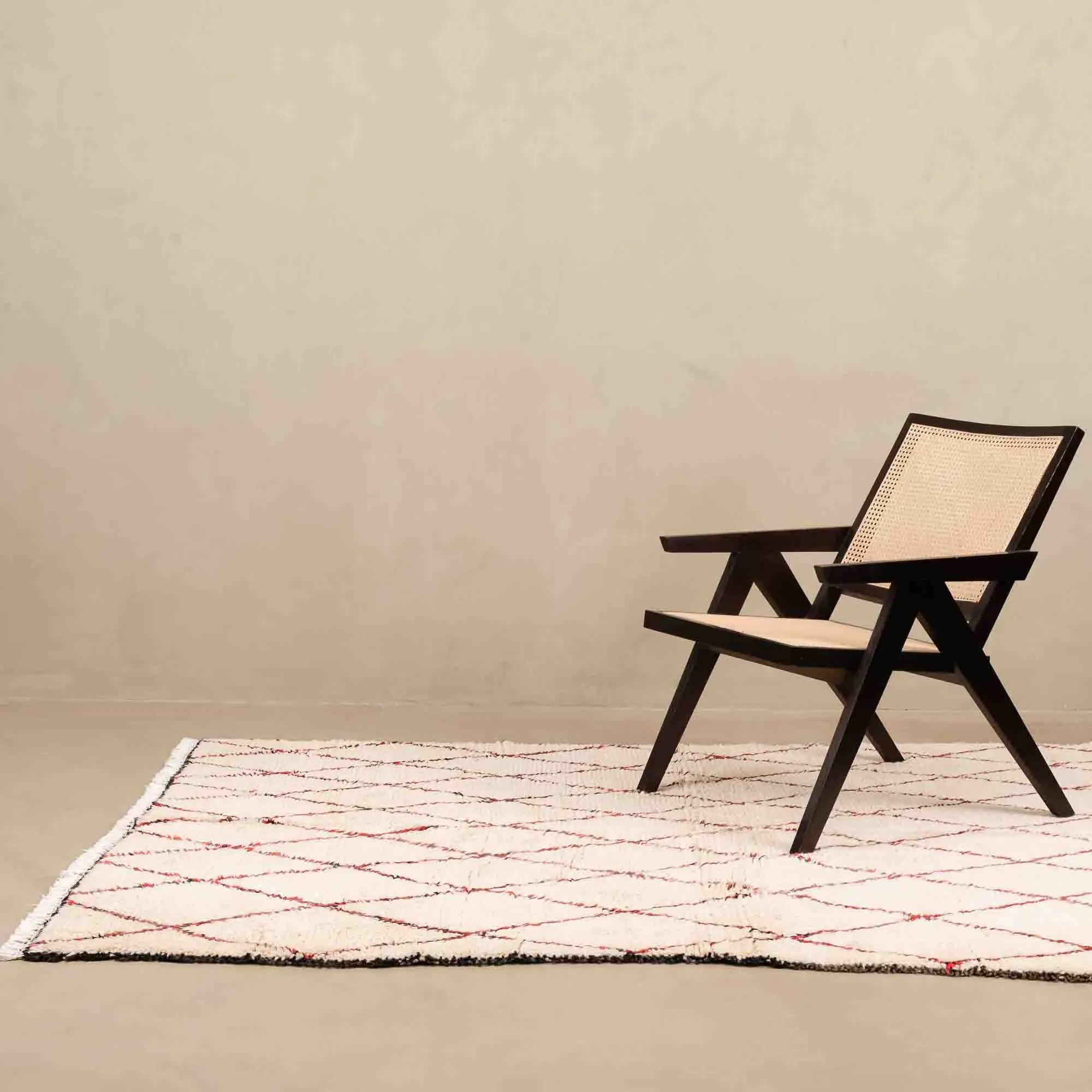 Halah - vintage beni ourain rug