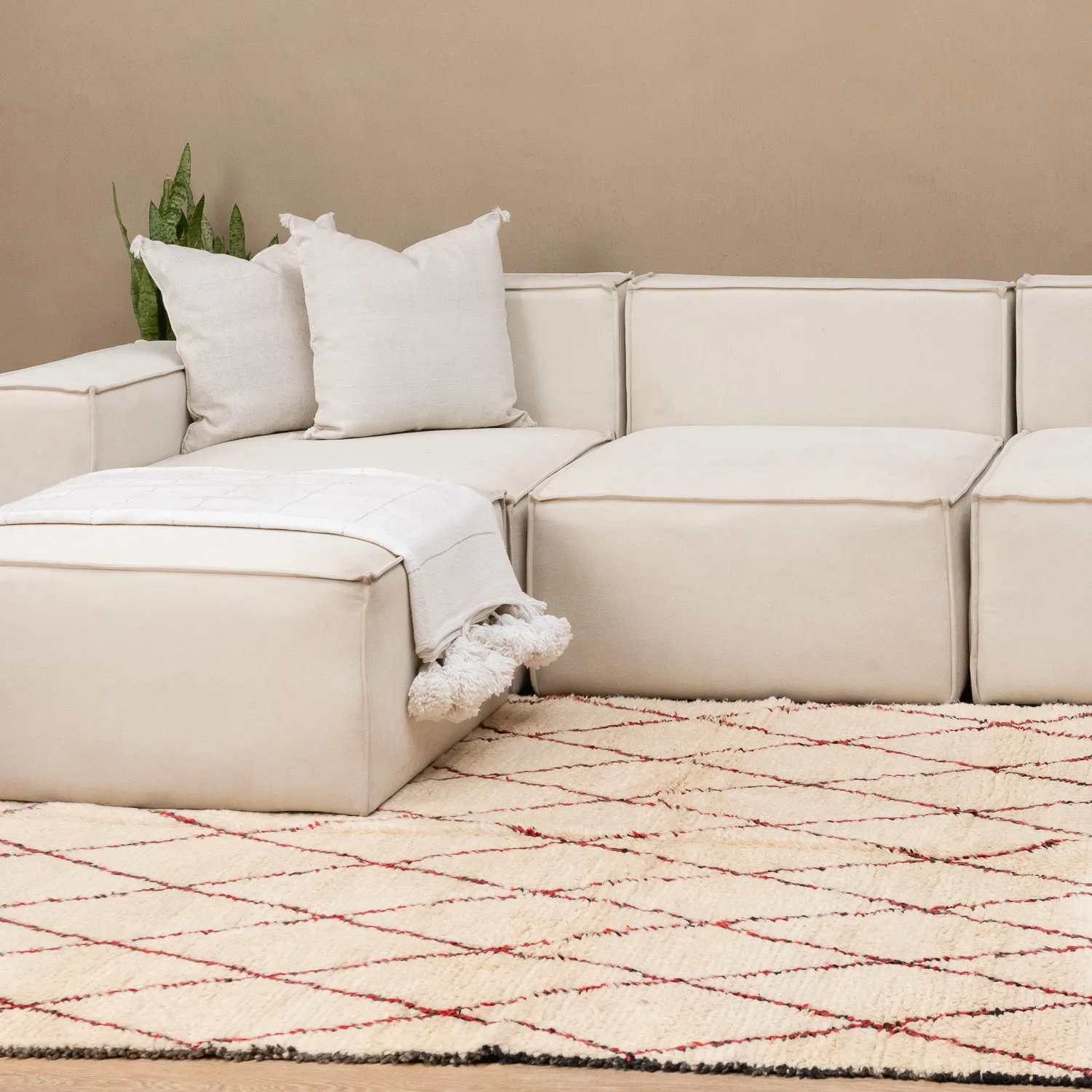 Halah - vintage beni ourain rug